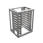 Kit - Mesa Bancada Cavalete De Apoio 8 Níveis Cfcs Inox + 8 A