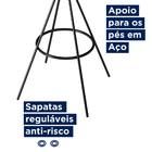 Kit Mesa Bistrô Viena E 2 Banquetas Londres Courino Amarula S