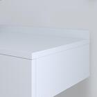 Kit Mesa Cabeceira 1 Gaveta Organizadora Pés Retrô Penteadeir