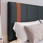 Kit Mesa Cabeceira Gavetas Organizadoras Retrô Cinza/cinamomo