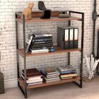 Kit Mesa Cavalete 150 Cm Com Estante 3 Prateleiras Estilo Ind