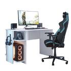 Kit Mesa Computador Gamer 3875 E Armario 2 Portas 4095 Preto/