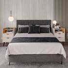 Kit Mesa De Cabeceira Retrô Com 2 Gavetas 1 Nicho E Pés Palit