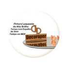 Kit Mesa De Canto Cebola Com Espelho 60cm - Off White