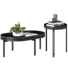 Kit Mesa De Centro Decorativa Para Sala De Estar Com Mesa De