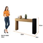 Kit Mesa De Centro Retangular Ripada Luana Com Aparador Ripad