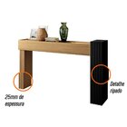 Kit Mesa De Centro Retangular Ripada Luana Com Aparador Ripad