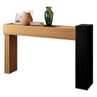 Kit Mesa De Centro Retangular Ripada Luana Com Aparador Ripad