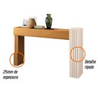 Kit Mesa De Centro Retangular Ripada Luana Com Aparador Ripad