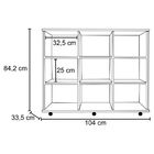 Kit Mesa De Computador Dubai E 01 Nicho Amã Com 03 Portas E 0