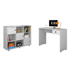 Kit Mesa De Computador Dubai E 01 Nicho Amã Com 03 Portas E 0