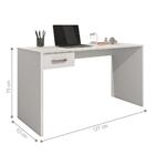Kit Mesa De Computador E Estante Shanti Branco Trama