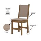 Kit Mesa De Jantar Bellagio 108x68 Cm Com 4 Cadeiras Clara