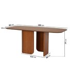 Kit Mesa De Jantar Boreal 180cm E 4 Cadeiras Jambu Cabecasa M