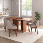 Kit Mesa De Jantar Boreal 180cm E 4 Cadeiras Jambu Cabecasa M