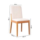 Kit Mesa De Jantar Extensível Redonda Tarsila E 4 Cadeiras Pe