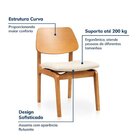 Kit Mesa De Jantar Extensível Retangular Tarsila E 4 Cadeiras