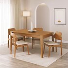 Kit Mesa De Jantar Extensível Retangular Tarsila E 4 Cadeiras