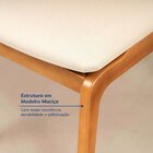 Kit Mesa De Jantar Extensível Retangular Tarsila E 4 Cadeiras