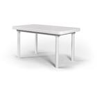 Kit Mesa De Jantar França 160x80 Branca + 06 Cadeiras Charles