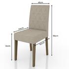 Kit Mesa De Jantar Isis Sem Vidro Com 4 Cadeiras Jade