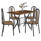 Kit Mesa De Jantar Jade 91 Cm Nature Com 04 Cadeiras Arizona