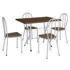 Kit Mesa De Jantar Jade 91 Cm Nature Com 04 Cadeiras Texas Be