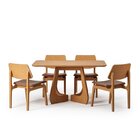 Kit Mesa De Jantar Paineira 140cm E 4 Cadeiras Jandaia Cabeca