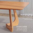 Kit Mesa De Jantar Paineira 180cm E 4 Cadeiras Jandaia Cabeca