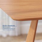 Kit Mesa De Jantar Paineira 180cm E 4 Cadeiras Jandaia Cabeca