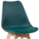 Kit - Mesa De Jantar Retangular 80 X 160 Preto + 4 Cadeiras E