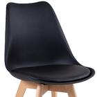 Kit - Mesa De Jantar Retangular 80 X 160 Preto + 4 Cadeiras E