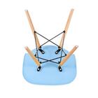 Kit - Mesa De Jantar Retangular Eames 60 X 120 Cm Branco + 2