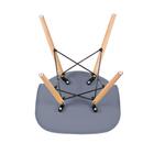 Kit - Mesa De Jantar Retangular Eames 80 X 160 Cm Preto + 4 C