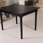 Kit Mesa De Jantar Robust 110x90 Preta + 04 Cadeiras Charles