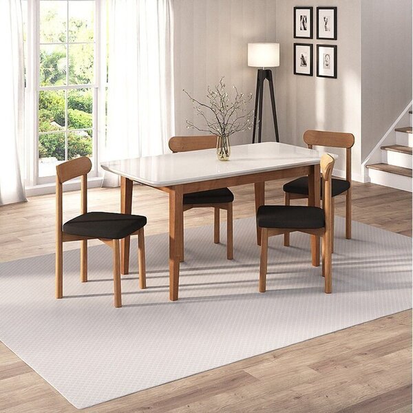 Kit Mesa De Jantar Tangará 160cm E 4 Cadeiras Pitanga Cabecas