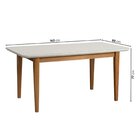 Kit Mesa De Jantar Tangará 160cm E 4 Cadeiras Pitanga Cabecas