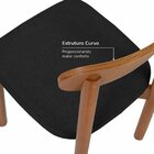 Kit Mesa De Jantar Tangará 180cm E 6 Cadeiras Pitanga Cabecas