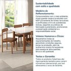 Kit Mesa De Jantar Tangará 210cm E 8 Cadeiras Pitanga Cabecas