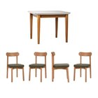 Kit Mesa De Jantar Tangará 95cm E 4 Cadeiras Pitanga Cabecasa