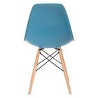 Kit - Mesa De Vidro Eames 90 Cm + 4 Cadeiras Eiffel Dsw Turqu