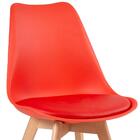 Kit - Mesa De Vidro Leda 80 Cm + 2 Cadeiras Estofadas Leda Ve