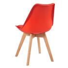 Kit - Mesa De Vidro Leda 80 Cm + 3 Cadeiras Estofadas Leda Ve