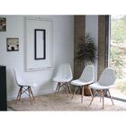 Kit Mesa Dobrável Retrátil 120x75 Branca + 4 Cadeiras Charles