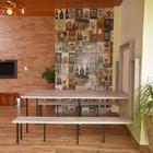 Kit Mesa Dobrável Retrátil 215x89 Com 02 Bancos - Unique