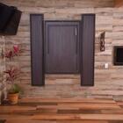 Kit Mesa Dobrável Retrátil 415x89 Com 02 Bancos - Ébano