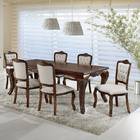 Kit Mesa Dom Pedro 2 00 Mts + 6 Cadeiras Luiz Xv Imbuia Envel