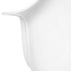 Kit - Mesa Eames 100 Cm Preto + 4 Cadeiras Eiffel Daw Branco