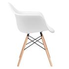 Kit - Mesa Eames 70 Cm Branco + 4 Cadeiras Eiffel Daw Com Bra