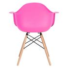 Kit - Mesa Eames 70 Cm Branco + 4 Cadeiras Eiffel Daw Com Bra